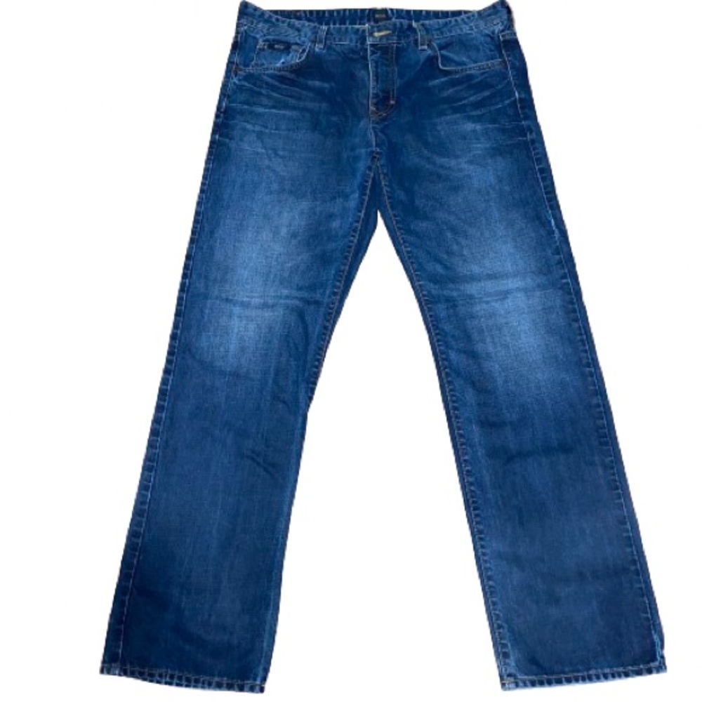 Hugo Boss Jeans Regular Fit Size 36 Men BOSS Jeans Dark Blue